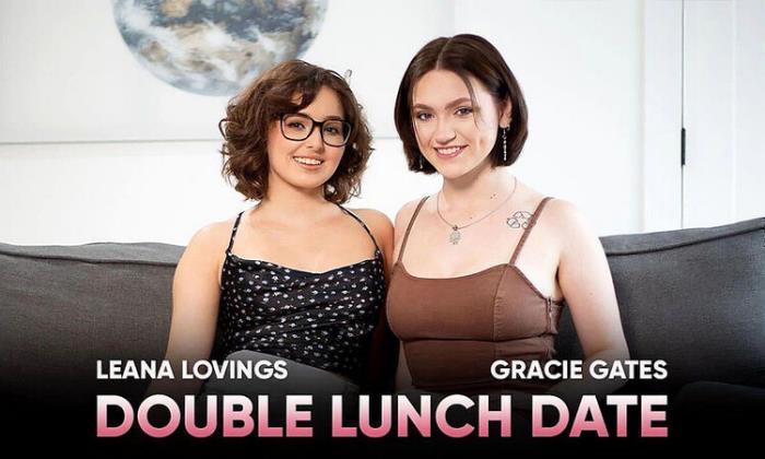 Leana Lovings, Gracie Gates: Double Lunch Date (UltraHD/2K 1920p) - SLR Originals/SexLikeReal - [2023]