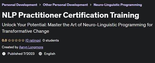 NLP Practitioner Certification Training |  Download Free