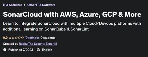 SonarCloud with AWS, Azure, GCP & More |  Download Free