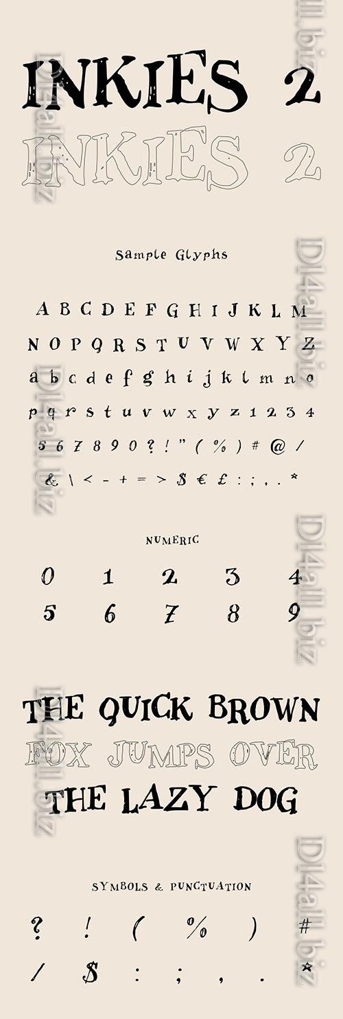 Inkies Ink Font