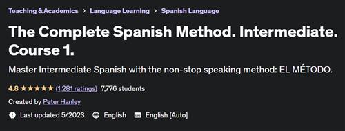 The Complete Spanish Method. Intermediate. Course 1