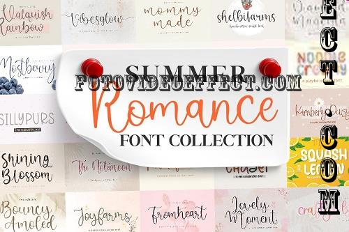 Special Handwritten Font Bundle - Summer Romance Font Collection