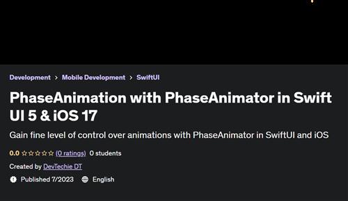 PhaseAnimation with PhaseAnimator in Swift UI 5 & iOS 17