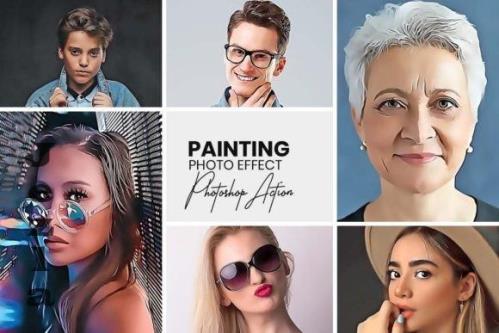 Painting Photoshop Actions - 17691037