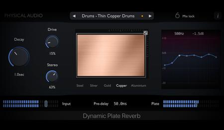Physical Audio Dynamic Plate Reverb v3.1.7