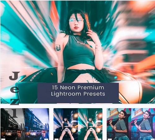 15 Neon Premium Lightroom Presets - G7JVAX6