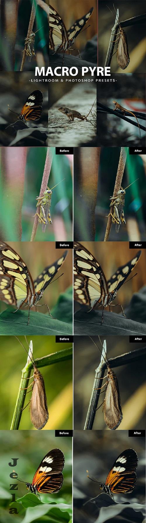 6 Macro Pyre Lightroom and Photoshop Presets - 46543010