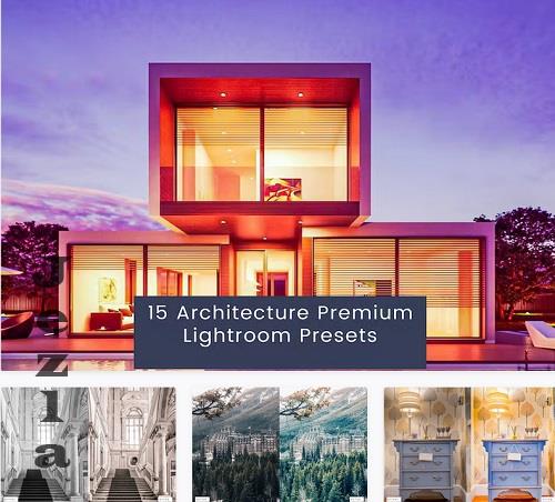 15 Architecture Premium Lightroom Presets - RZRYFWL