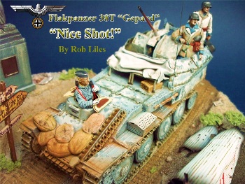 38T 'Gepard' Diorama 'Nice Shot!' Photos