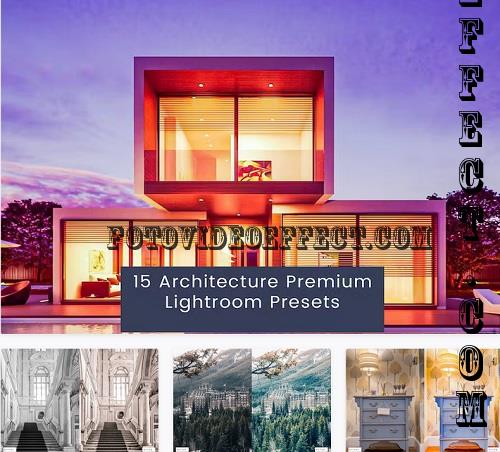 15 Architecture Premium Lightroom Presets - RZRYFWL