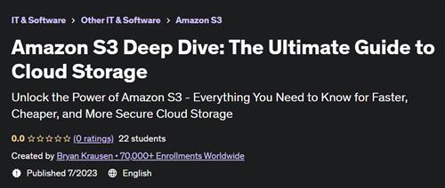 Amazon S3 Deep Dive – The Ultimate Guide to Cloud Storage |  Download Free