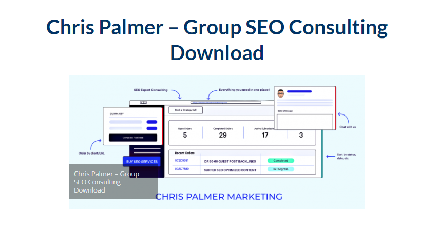 Chris Palmer – Group SEO Consulting 2023