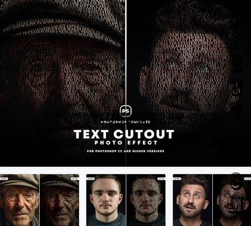 Text Cutout Photo Effect - P2JEMNH