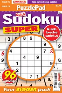 PuzzleLife PuzzlePad Sudoku Super – 13 July 2023