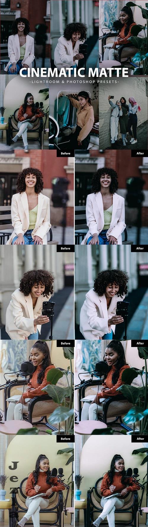 6 Cinematic Matte Lightroom and Photoshop Presets - 46542766