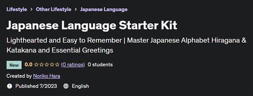 Japanese Alphabet & Greetings Starter Kit