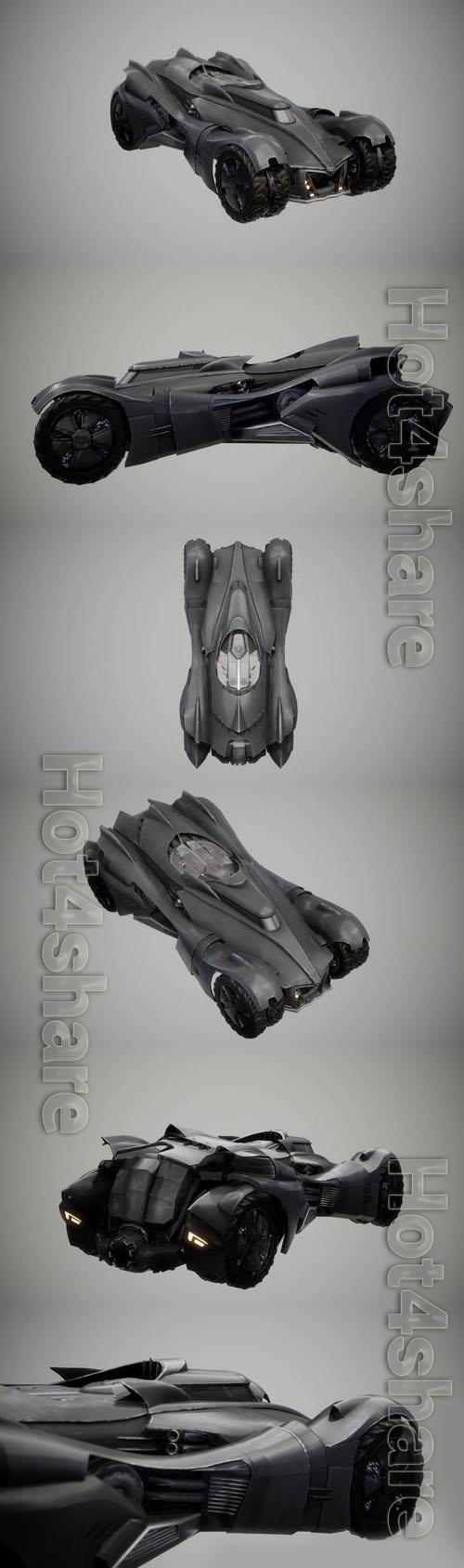 Batmobile from batman arkham knight - 3d model