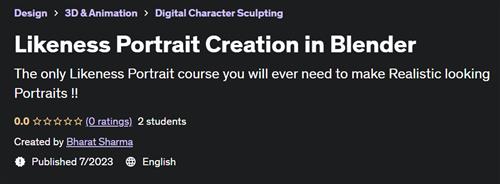 Likeness Portrait Creation in Blender