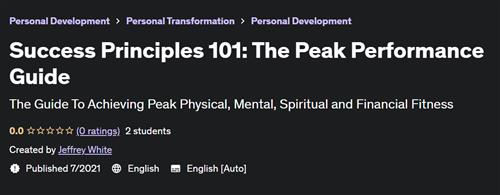 Success Principles 101 – The Peak Performance Guide