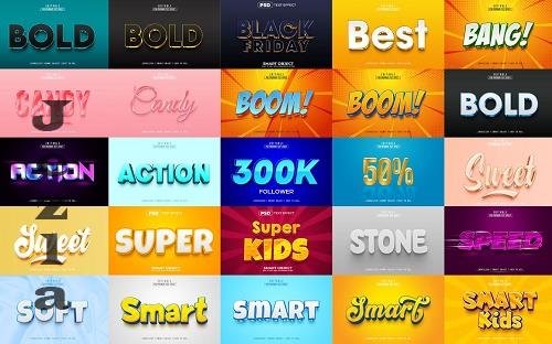 25 Best 3D Text Effect Bundle - 16071787