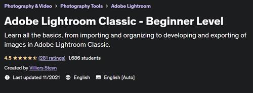 Adobe Lightroom Classic – Beginner Level