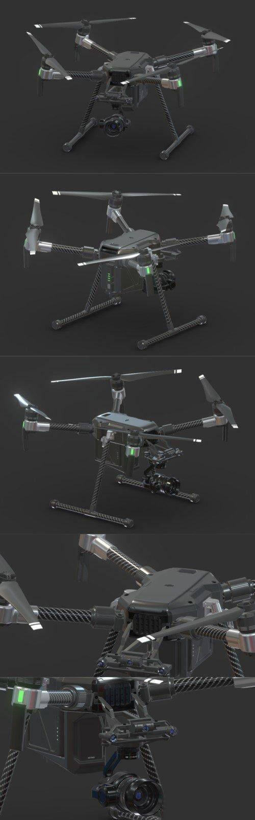 DJI Matrice 200 Drone - 3d model