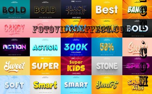 25 Best 3D Text Effect Bundle - 16071787