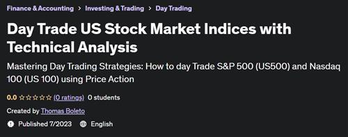 Day Trade US Stock Market Indices with Technical Analysis