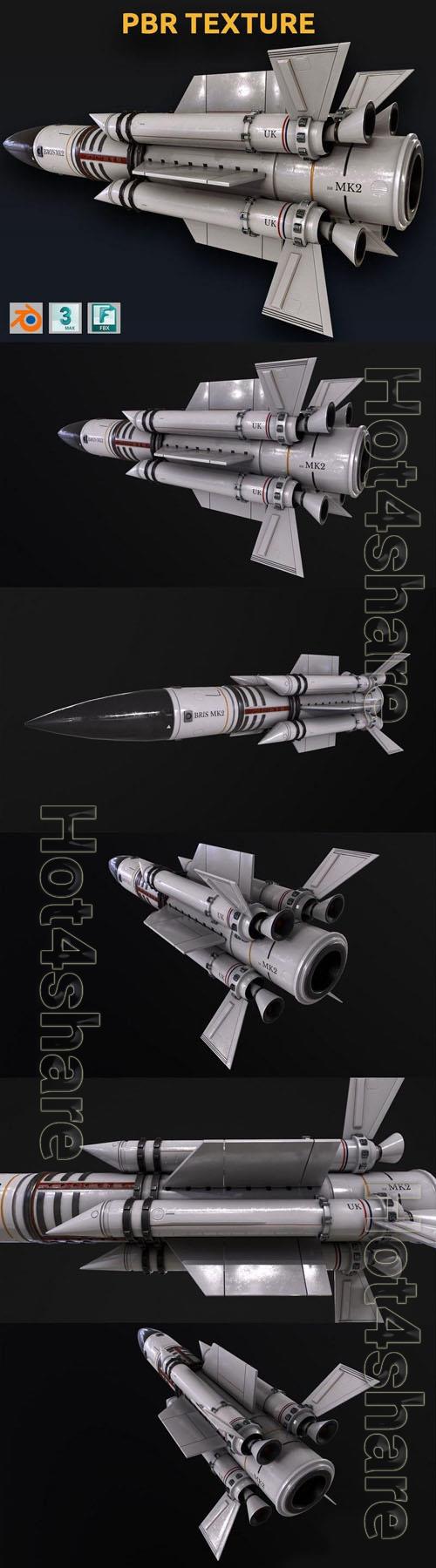 Rocket spaceship - 3d model