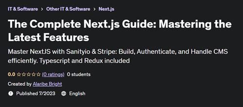 The Complete Next.js Guide – Mastering the Latest Features