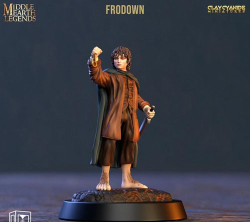 Middle Earth Legends  Frodown - 3D Print Model STL