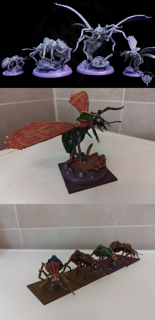 Mini Monster Mayhem  Goliath Ants - 3D Print Model STL