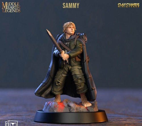 Middle Earth Legends  Sammy - 3D Print Model STL