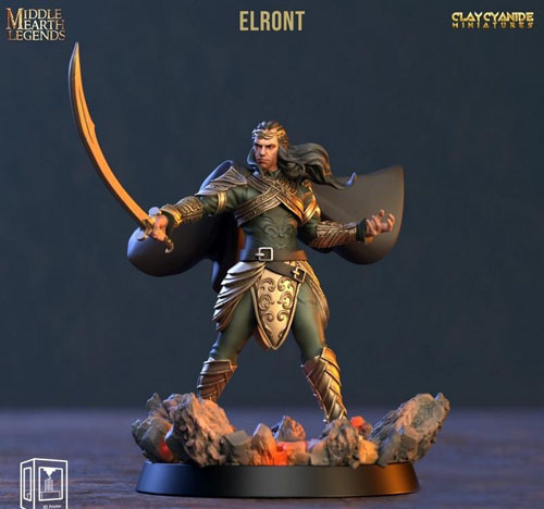 Middle Earth Legends – Elront - 3D Print Model STL
