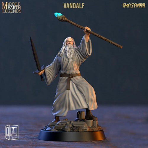 Middle Earth Legends  Vandalf - 3D Print Model STL