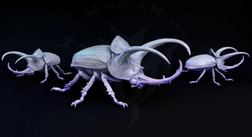 Mini Monster Mayhem  Giant Beetle - 3D Print Model STL