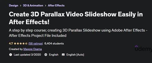 Create 3D Parallax Video Slideshow Easily in After Effects!