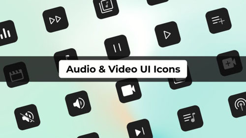 MA - Audio & Video UI Icons - 1558656