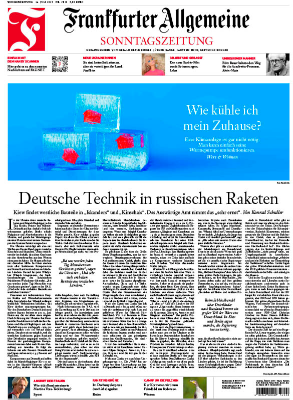 Frankfurter Allgemeine Sonntagszeitung - 16.7.23