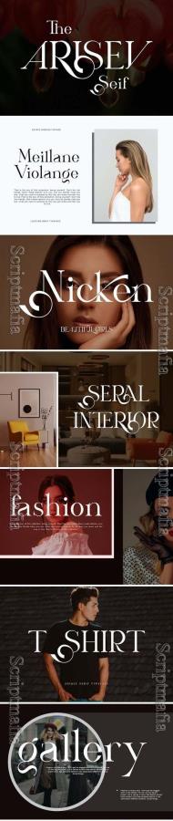 ARISEV Unique Serif Typeface [OTF]