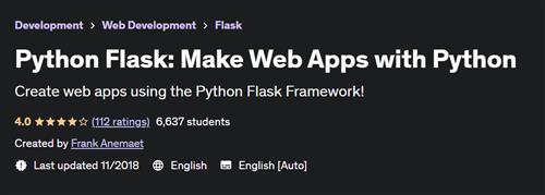 Python Flask – Make Web Apps with Python