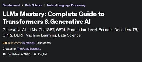 LLMs Mastery – Complete Guide to Transformers & Generative AI
