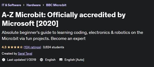 A-Z Microbit – Officially accredited by Microsoft [2020]