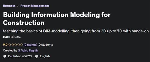 Building Information Modeling for Construction