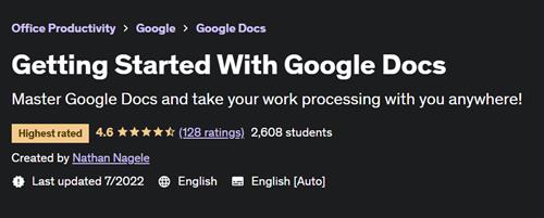 Getting Started With Google Docs
