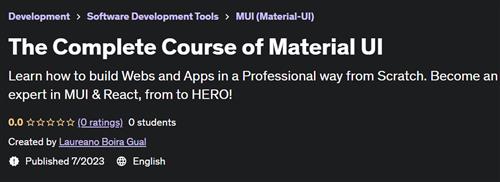 The Complete Course of Material UI
