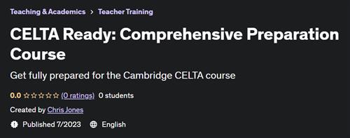 CELTA Ready – Comprehensive Preparation Course