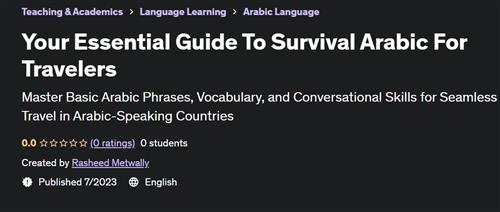 Your Essential Guide To Survival Arabic For Travelers
