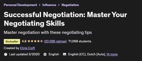 Successful Negotiation – Master Your Negotiating Skills