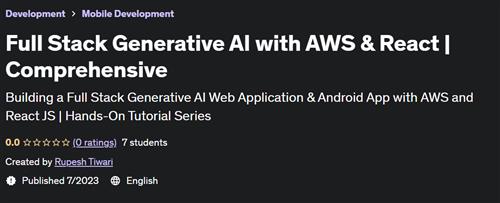 Full Stack Generative AI with AWS & React – Comprehensive